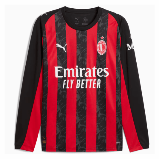 AC MILAN maillot domicile homme manches longues 25 / 26