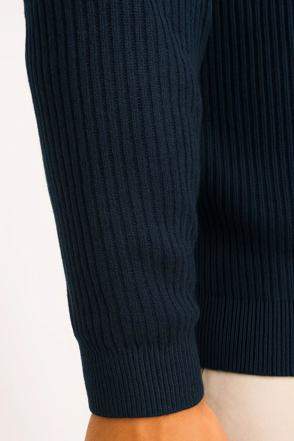 Halve rits trui voor heren | Veelzijdige look