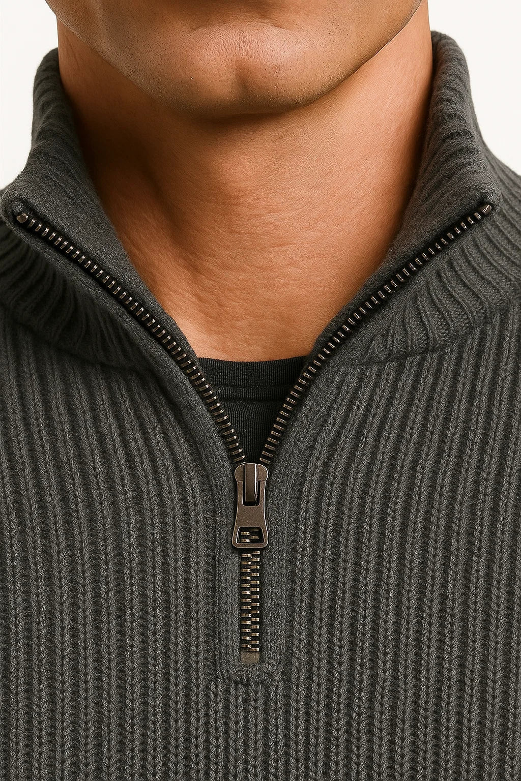 Jersey para hombre | Media cremallera y diseño atemporal