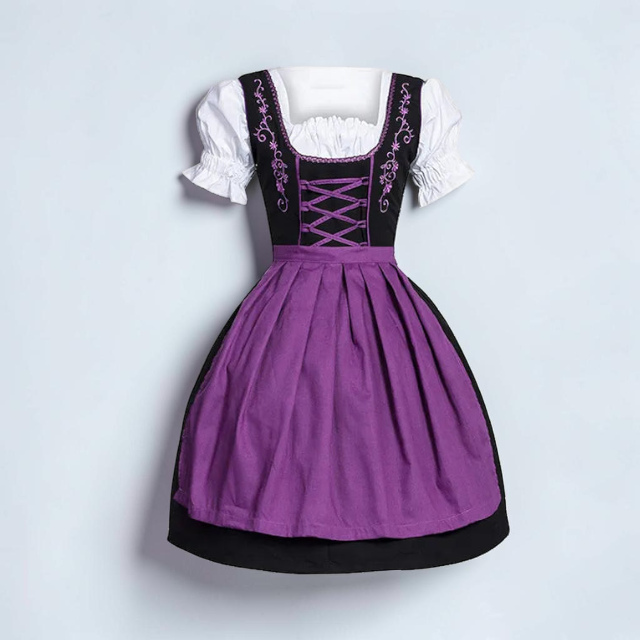 Trachtenkleid für Damen im bayerischen Stil mit Stickerei