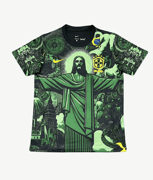 Maglia Brasile 2024/25 Cristo Redentore Verde Edizione Speciale