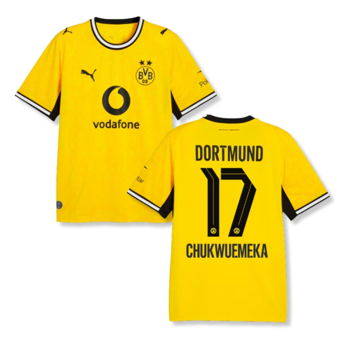 BVB BORUSSIA DORTMUND 2026/27 Maillot domicile enfant – CHUKWUEMEKA 17