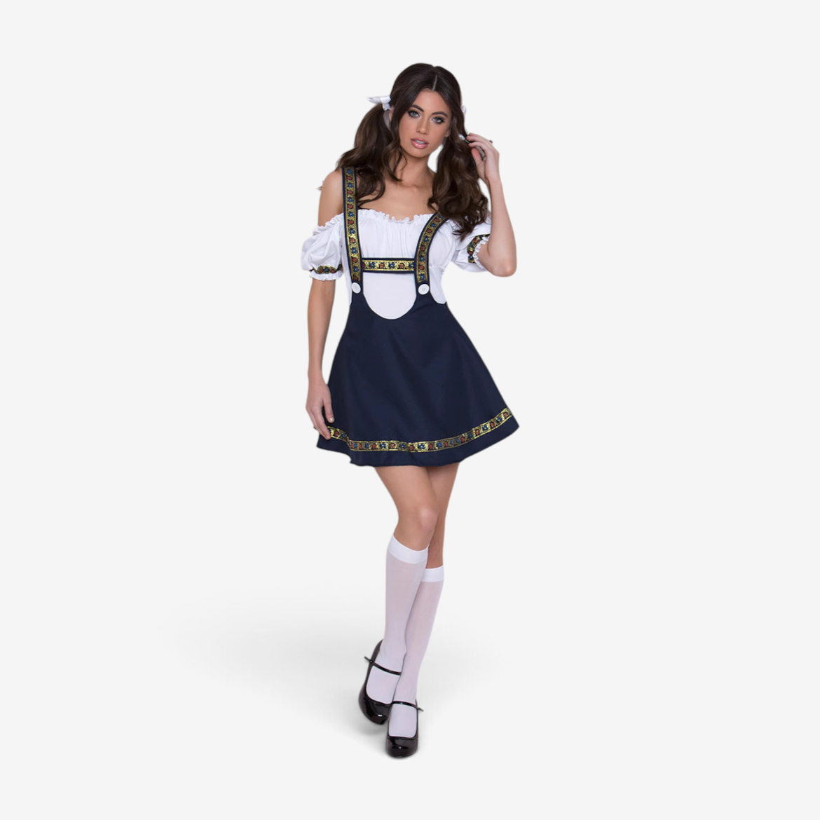Trachtenkleid für Damen mit Stickereien und Ärmeln