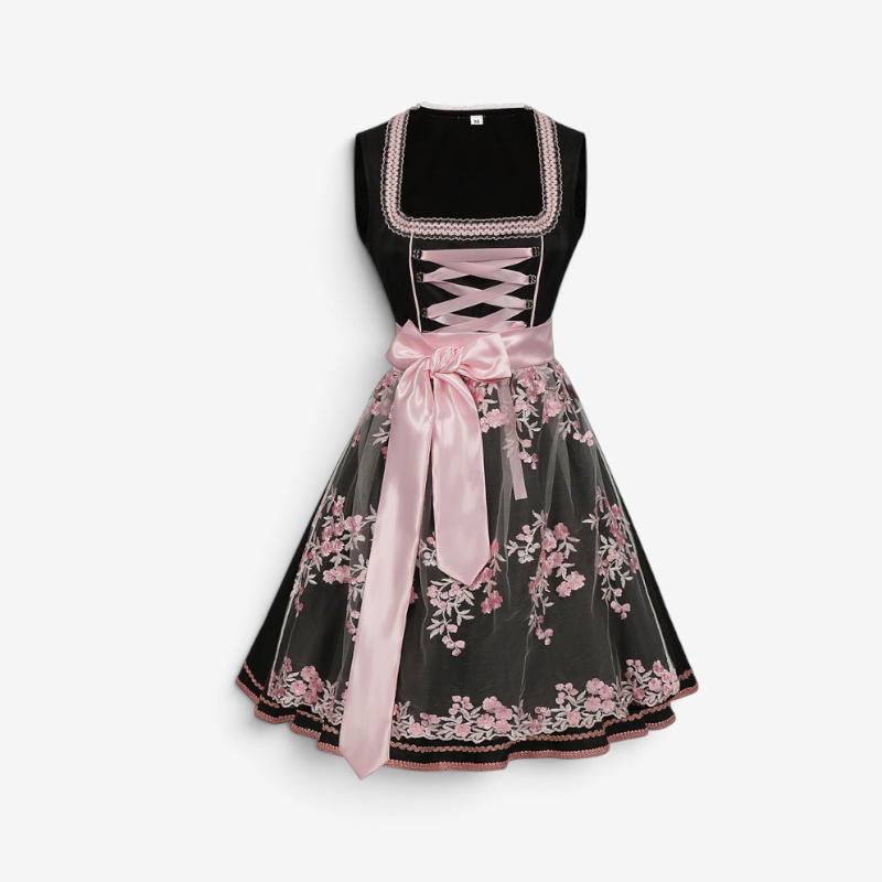 Dirndl für Damen mit floralem Muster