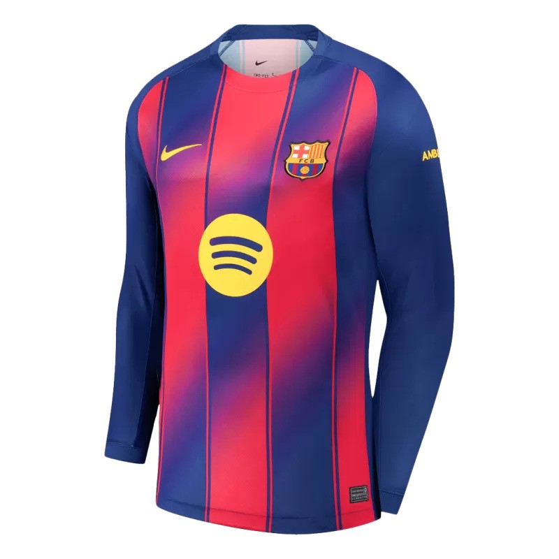 Barcelona 2025/26 Heim Langarmtrikot