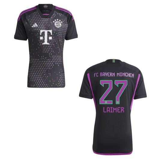 FC BAYERN MÜNCHEN 2023/24 Away Shirt Men – LAIMER 27