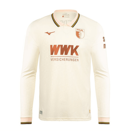 Maillot homme manches longues du FCA FC AUGSBURG FUGGERSTADT, crème, 25 / 26