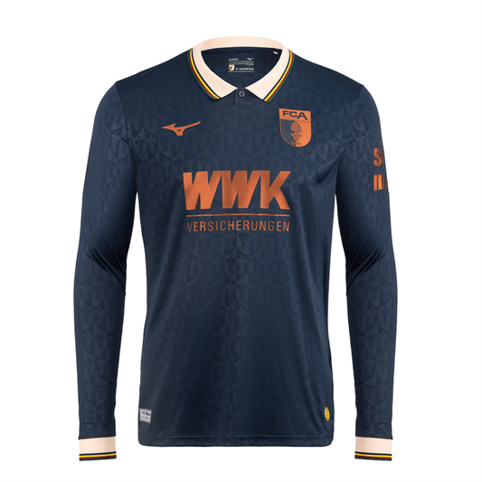 Maillot homme manches longues du FCA FC AUGSBURG FUGGERSTADT, bleu foncé, 25 / 26