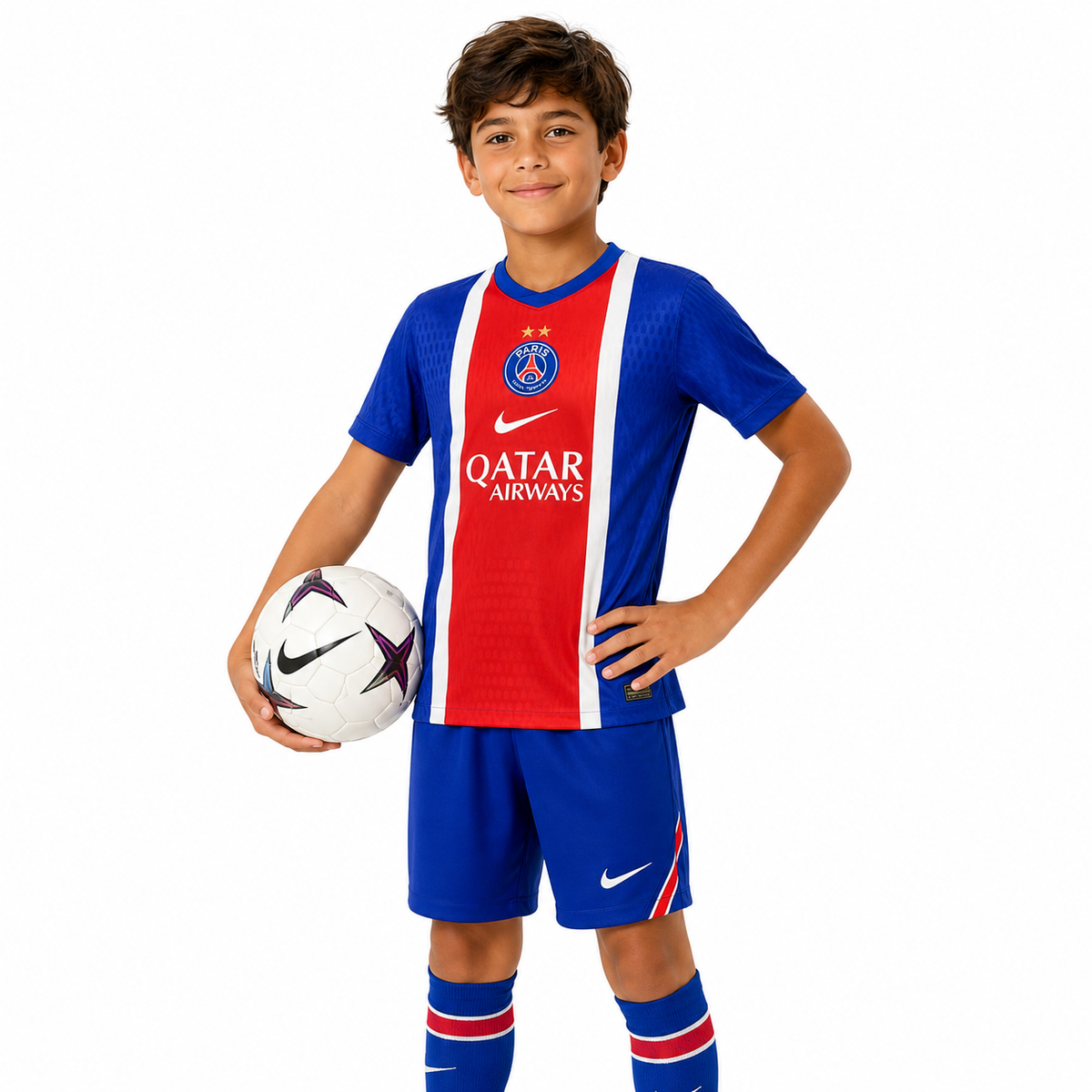 Paris Saint-Germain – Home Shirt – 2026/27 – Kids' – 2 Stars