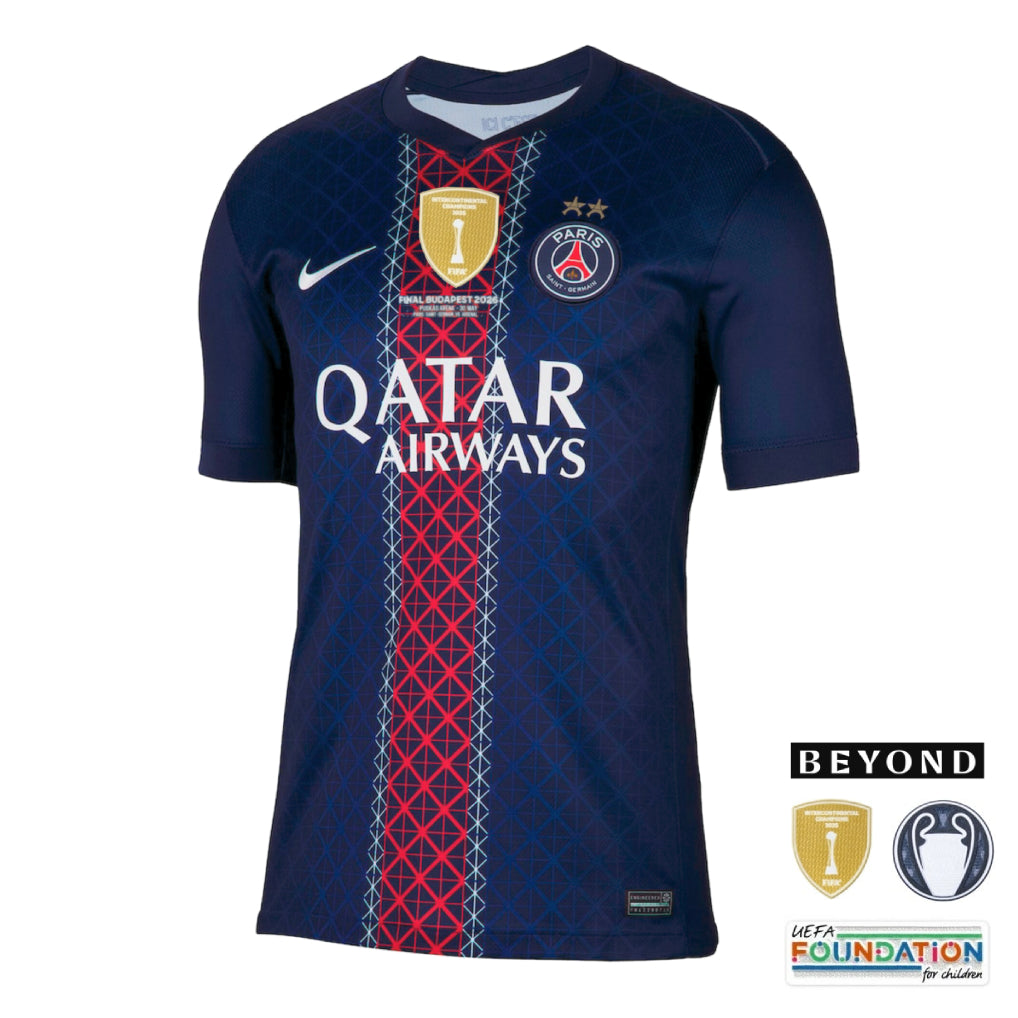 Paris Saint-Germain – Camiseta local – 2026 – Hombre – 2 estrellas – Final de la Liga de Campeones 2026