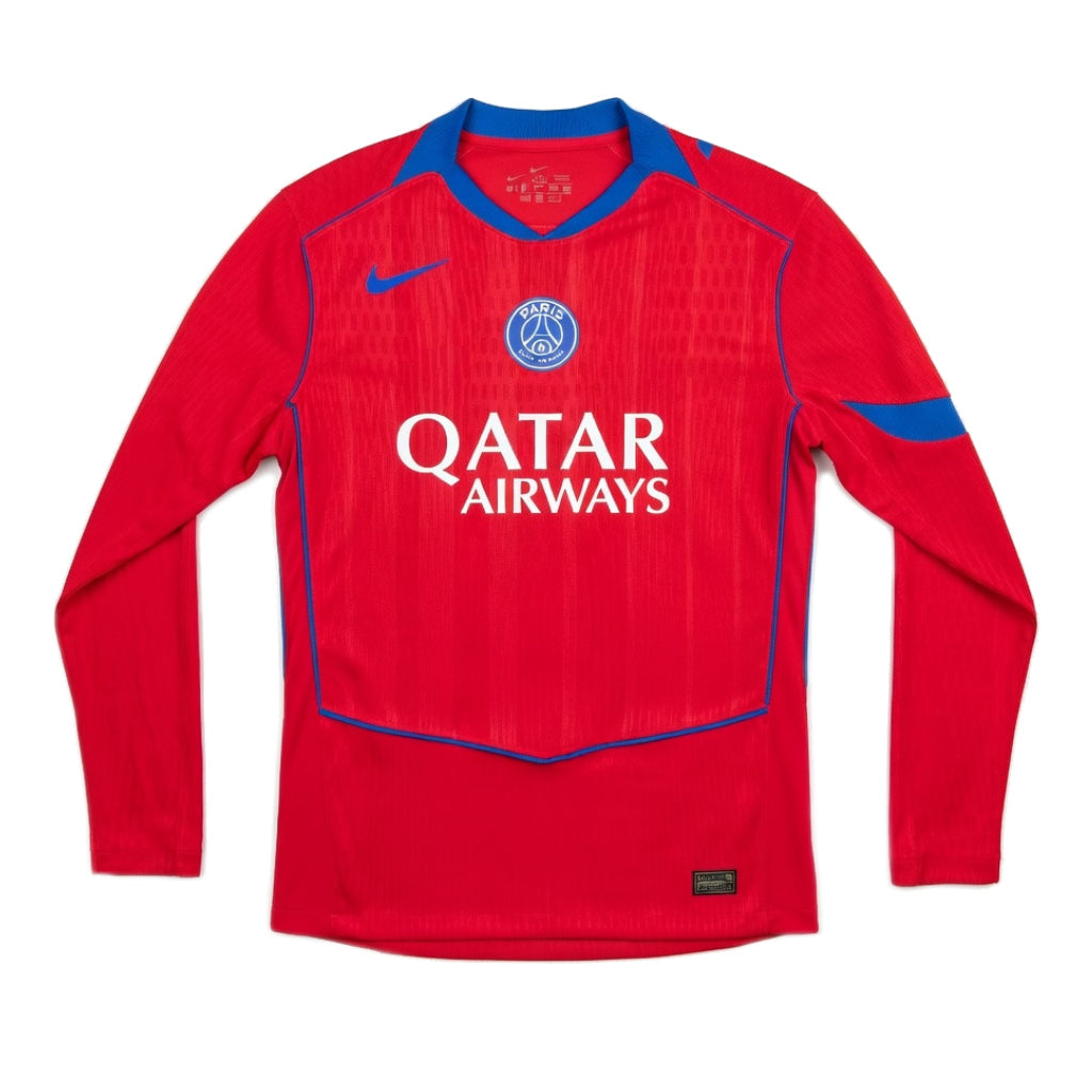 Paris Saint-Germain – Camiseta visitante – 2025/26 – Hombre – Manga larga – Rojo