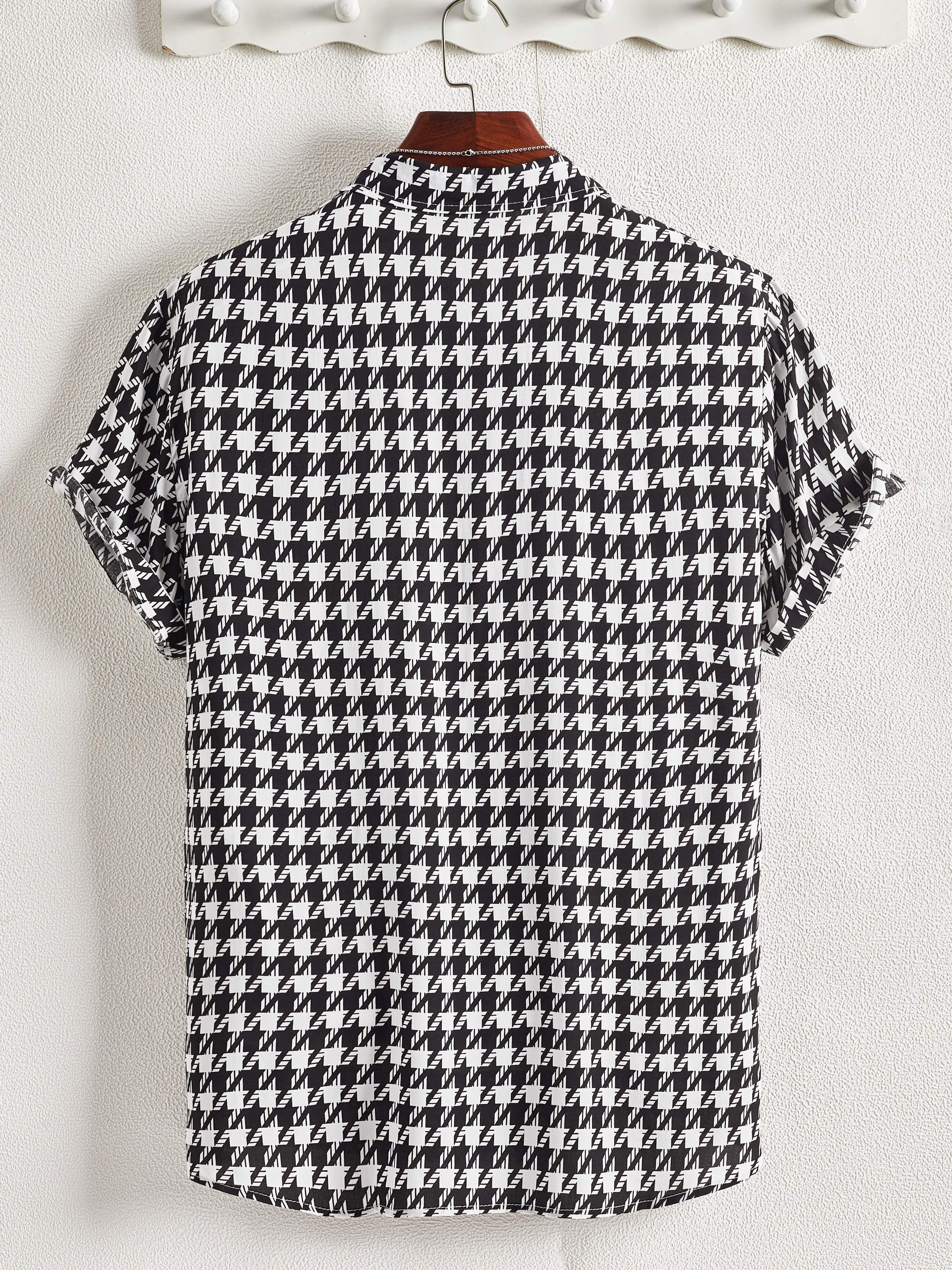 Monte Carlo Hahnentritt Button-Up