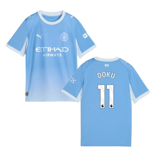 MCFC MANCHESTER CITY 2026/27 Heimtrikot Kinder – DOKU 11