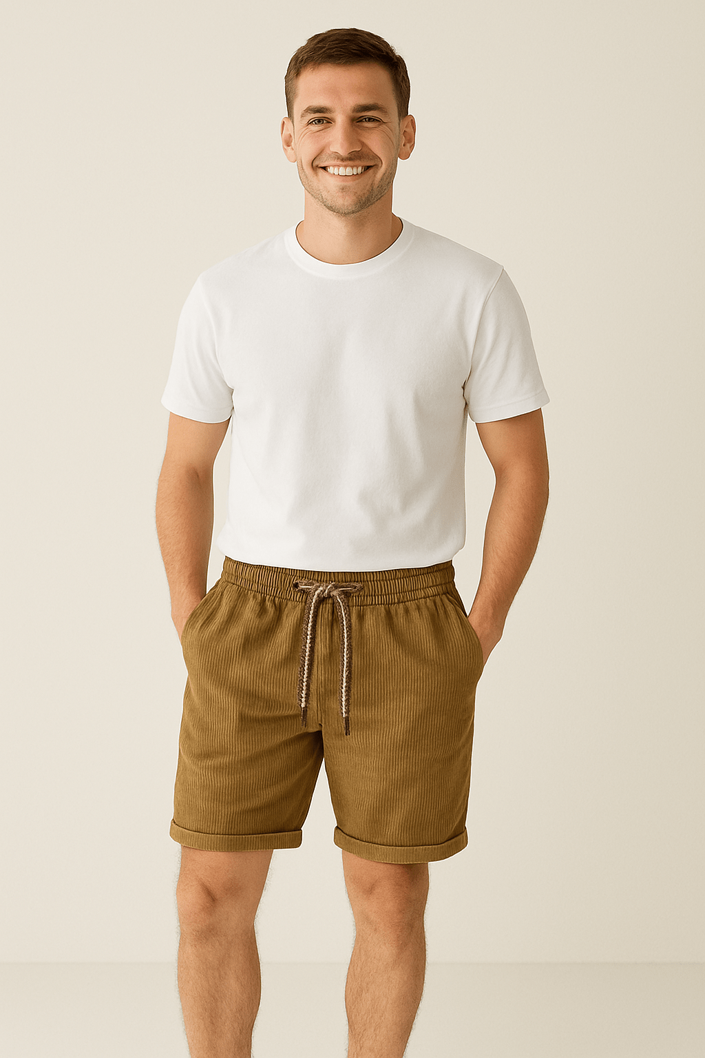 Pantaloncini in Velluto Uomo | Comfort Casual