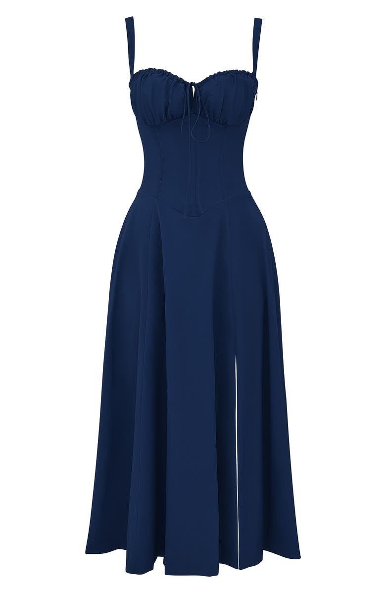 Corsetto Midi Vestito da Donna | Silhouette Elegante