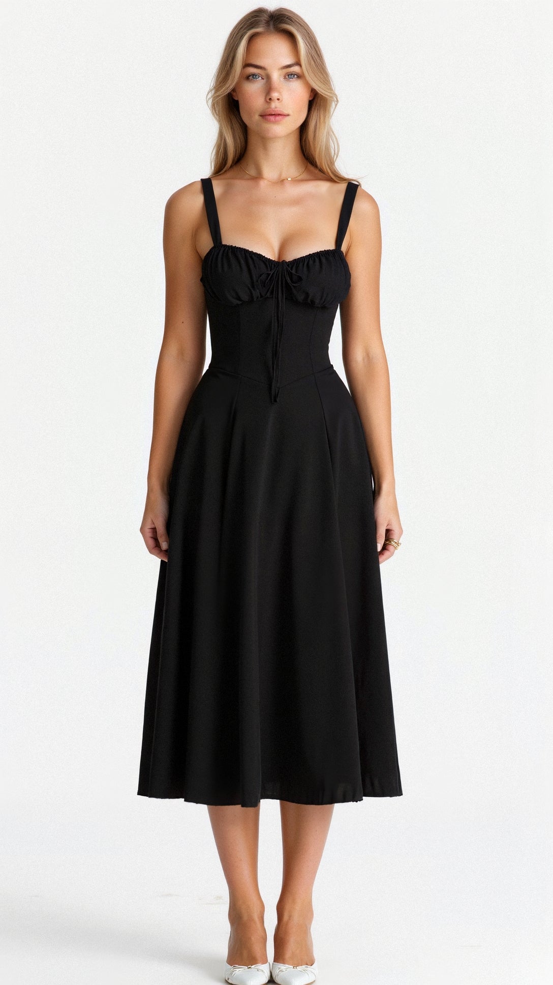Corsetto Midi Vestito da Donna | Silhouette Elegante