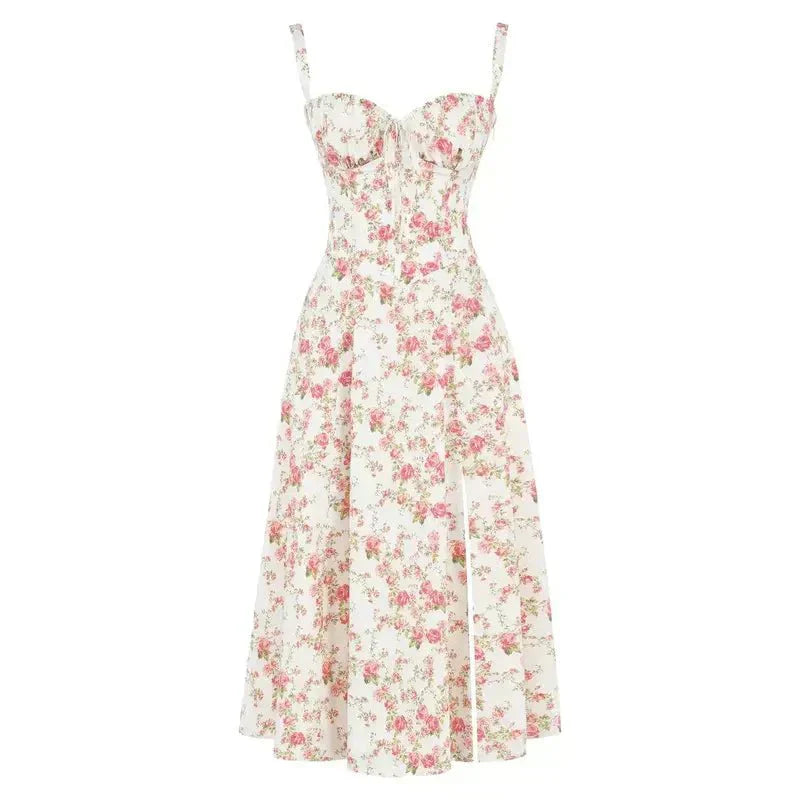 Corsetto Midi Vestito da Donna | Silhouette Elegante