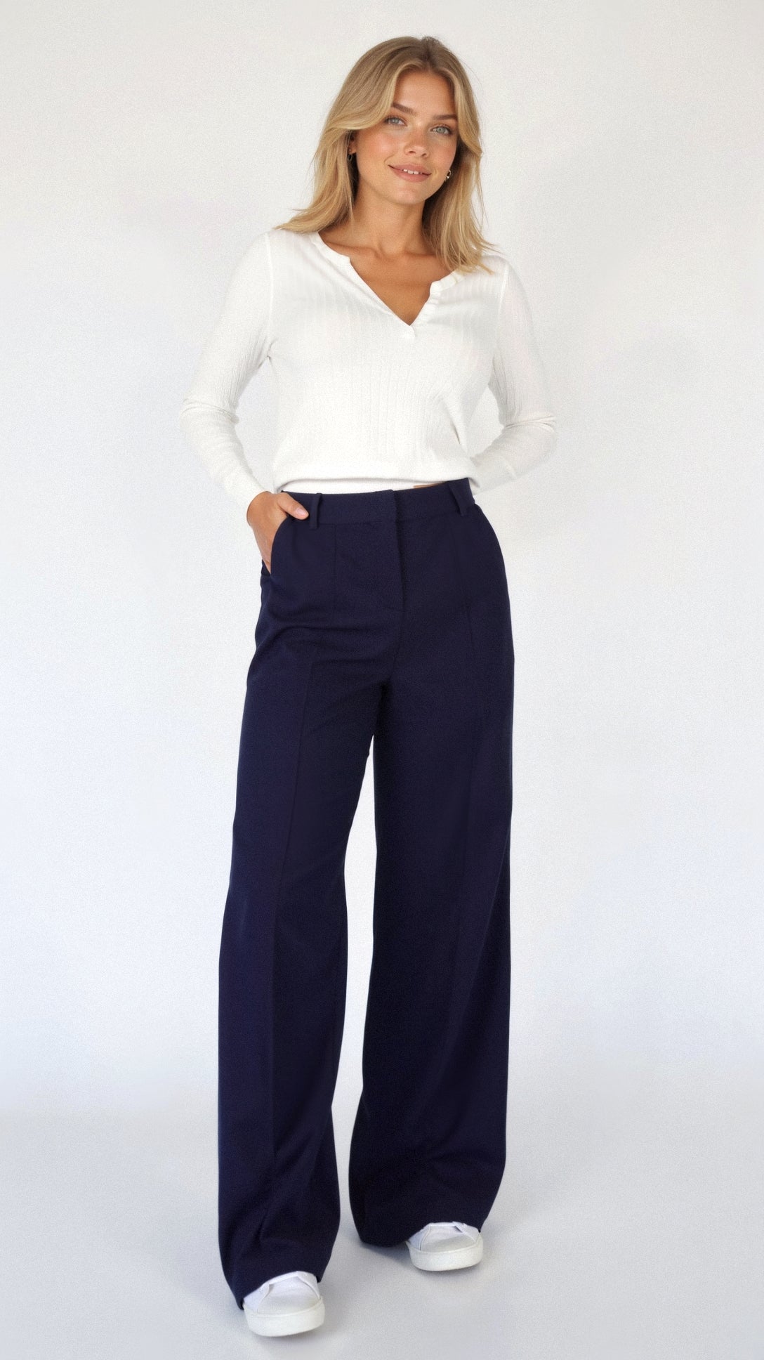 Pantalones de pierna ancha para mujer | Elegantes y atemporales