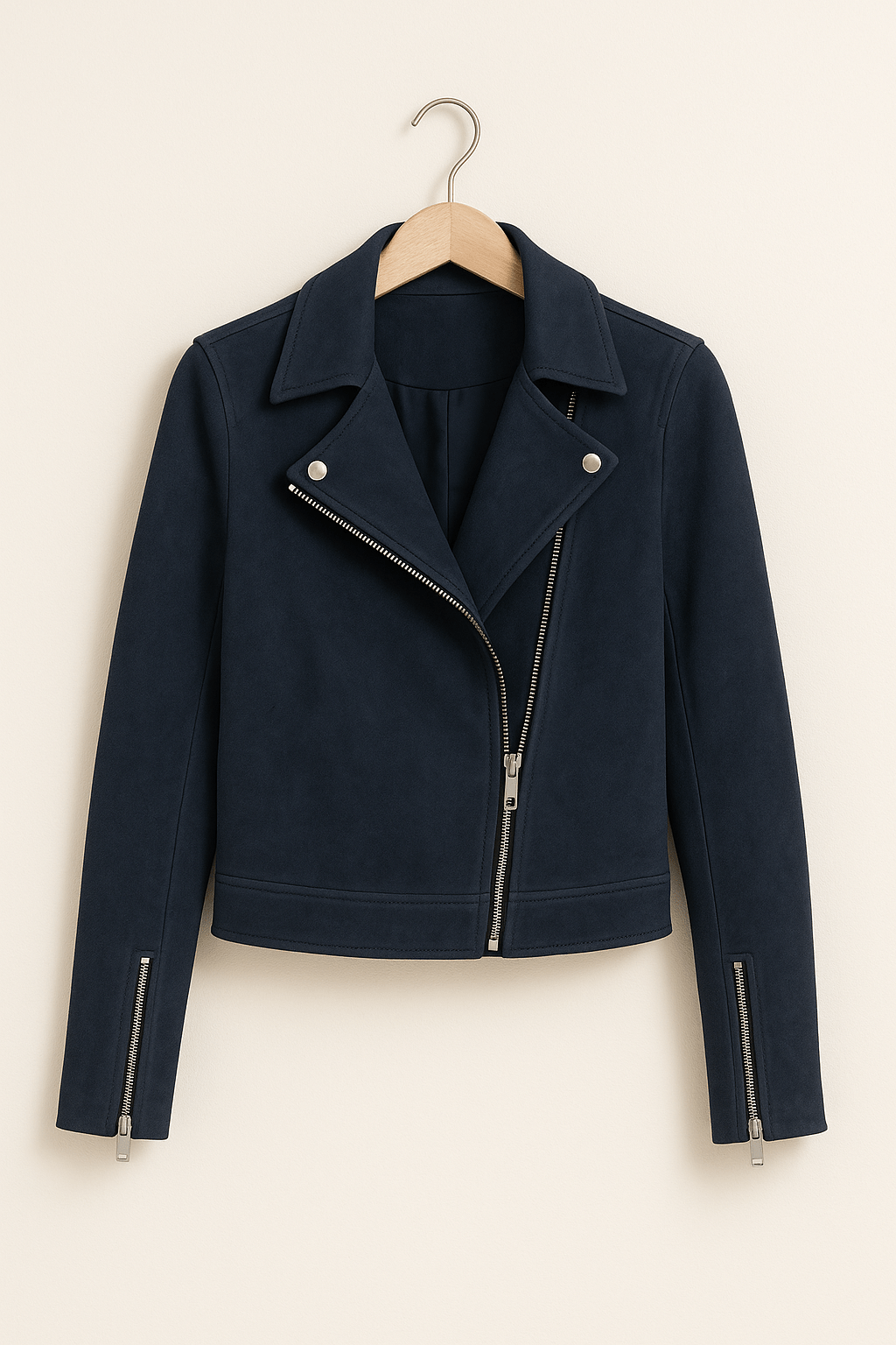 Giacca Biker Effetto Camoscio da Donna | Cool & Elegante