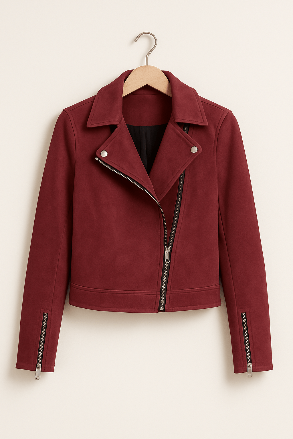 Giacca Biker Effetto Camoscio da Donna | Cool & Elegante