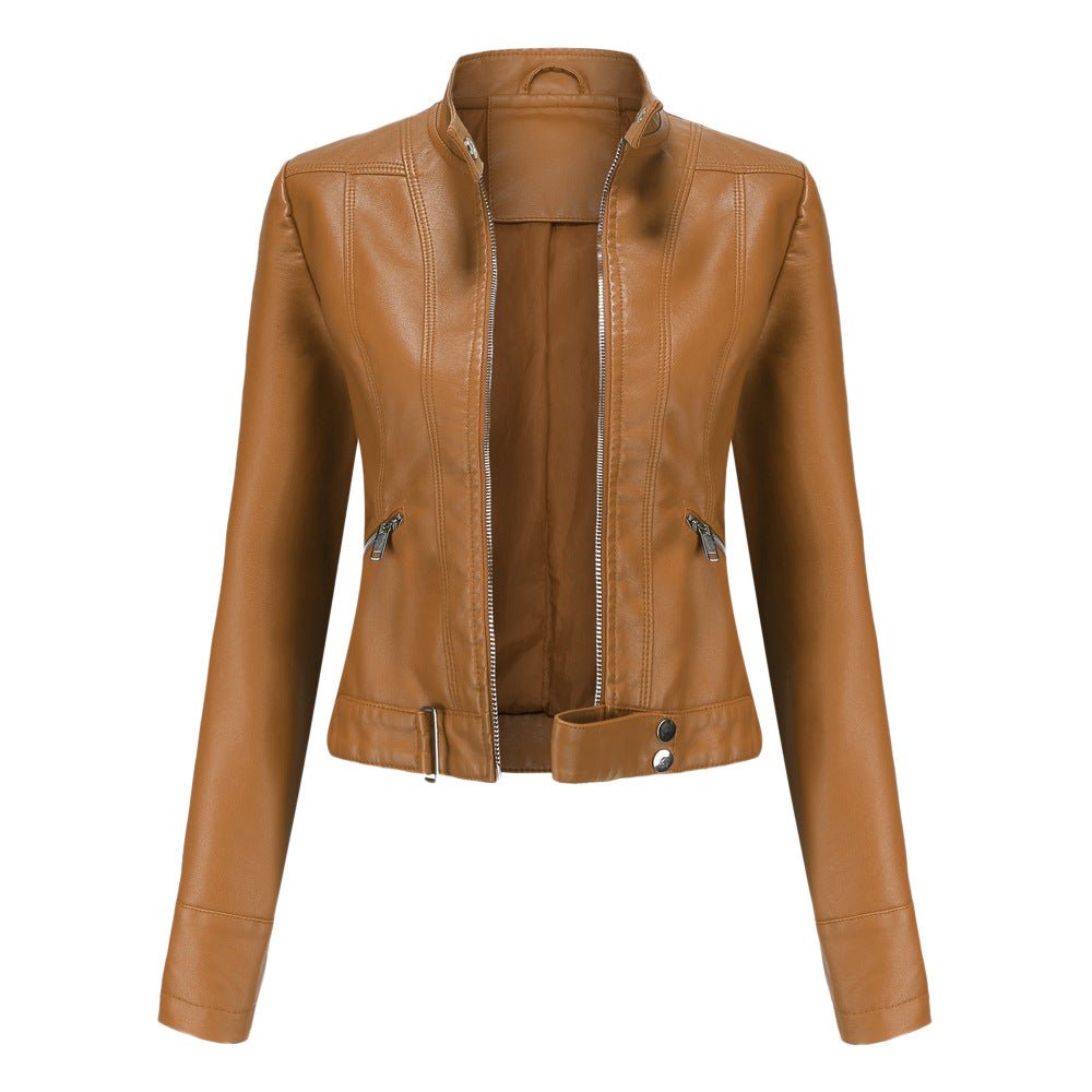 Op maat gemaakte leren jas voor dames | Moeiteloze stijl