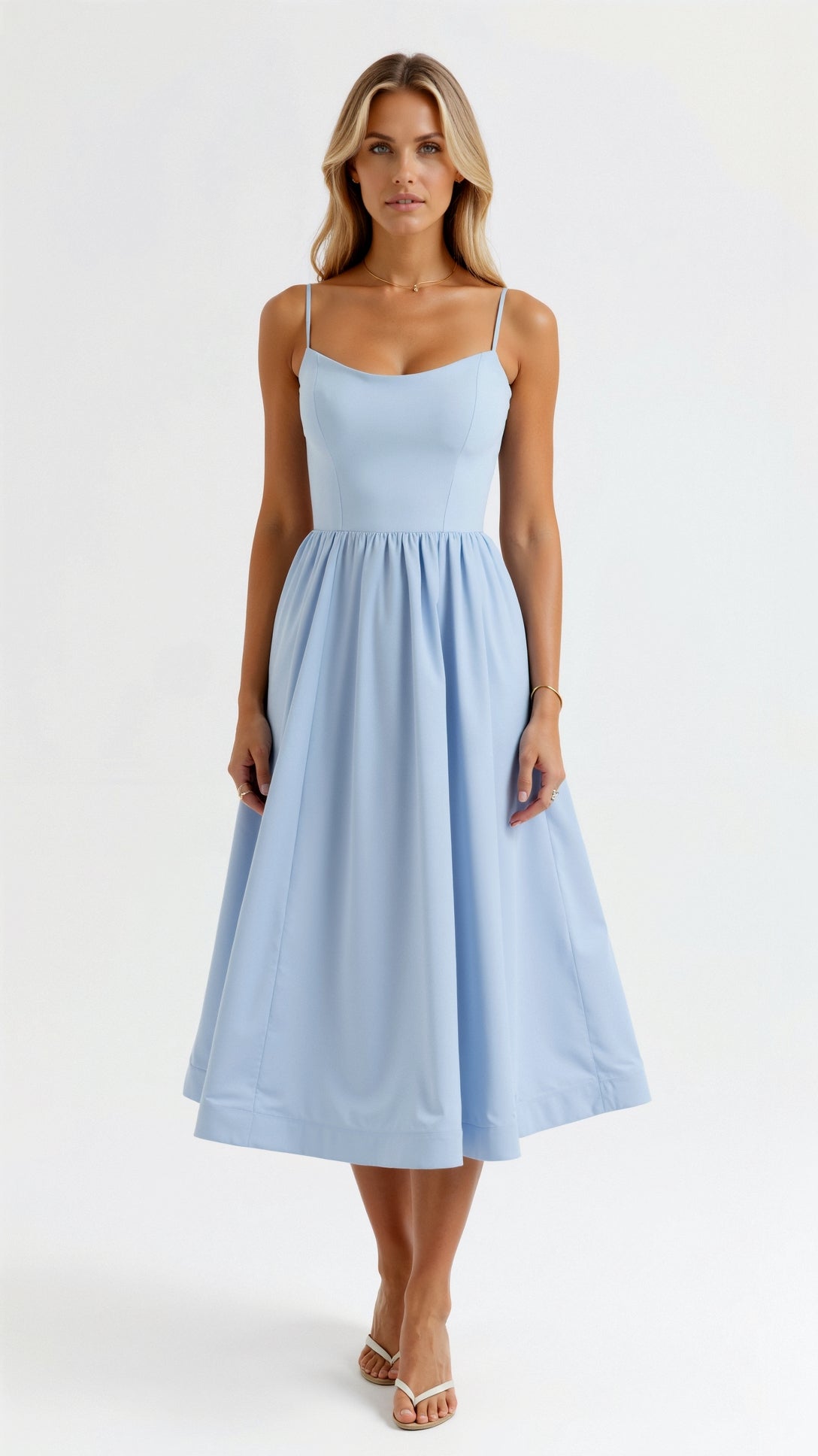 Vestido midi fluido para mujer | Elegancia sin esfuerzo