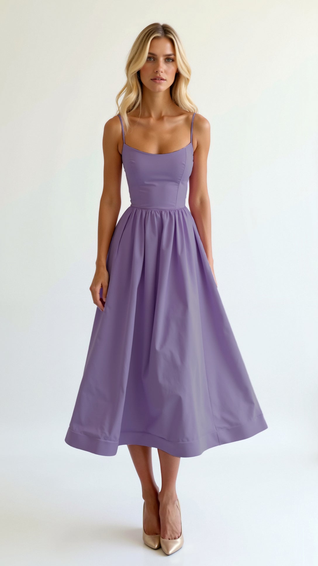 Vestido midi fluido para mujer | Elegancia sin esfuerzo