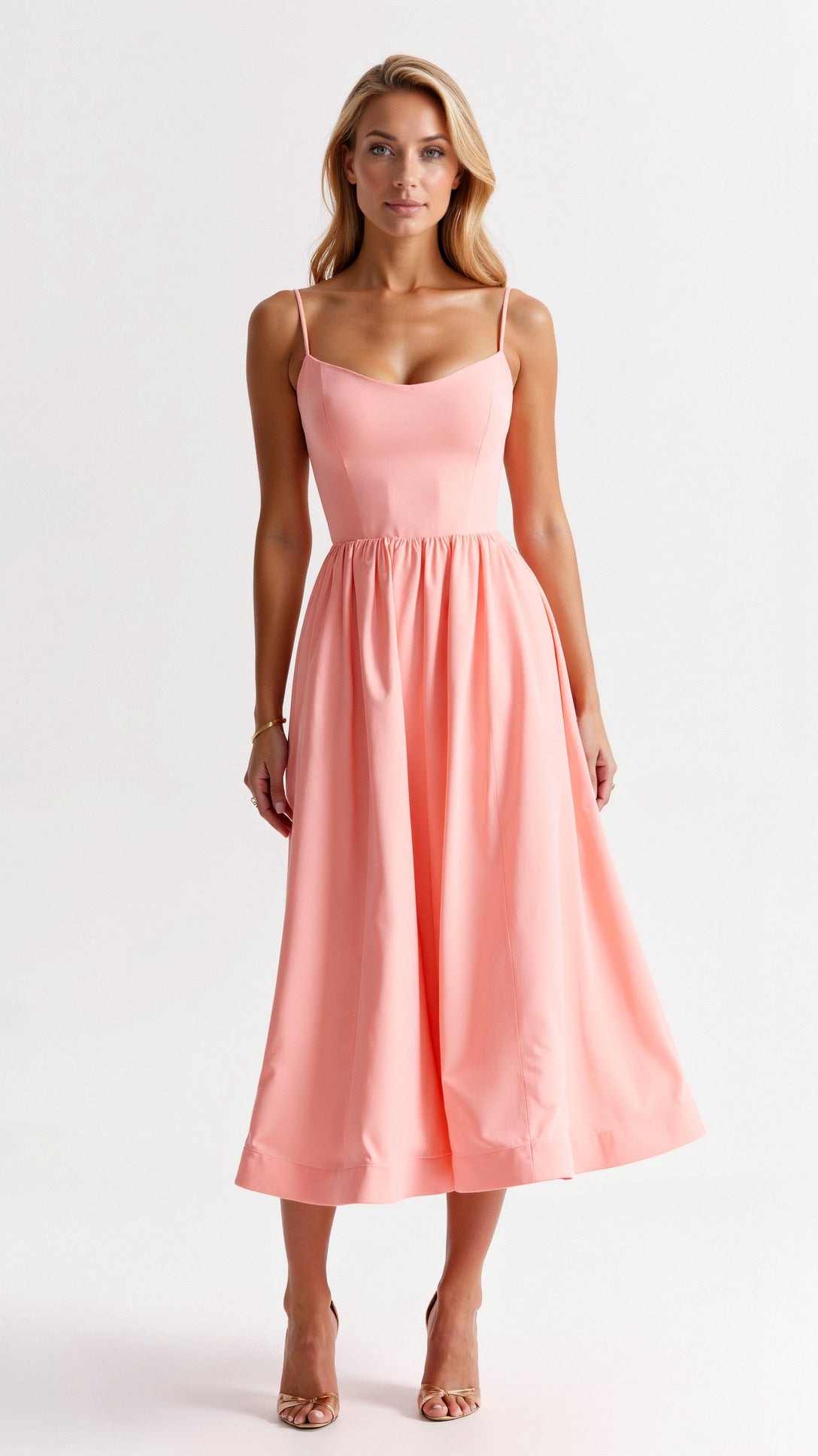 Vestido midi fluido para mujer | Elegancia sin esfuerzo