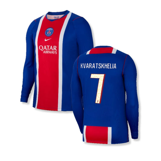 PSG PARIS SAINT-GERMAIN 2026/27 Heimtrikot Herren Langarm – KVARATSKHELIA 7