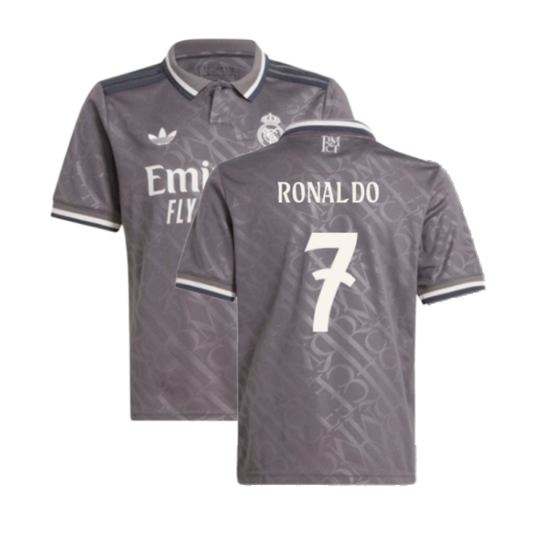 Maillot extérieur enfant du Real Madrid 2024/25 (Ronaldo 7)