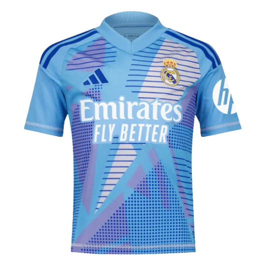 Maillot enfant de gardien domicile du Real Madrid 2024/25 (bleu)