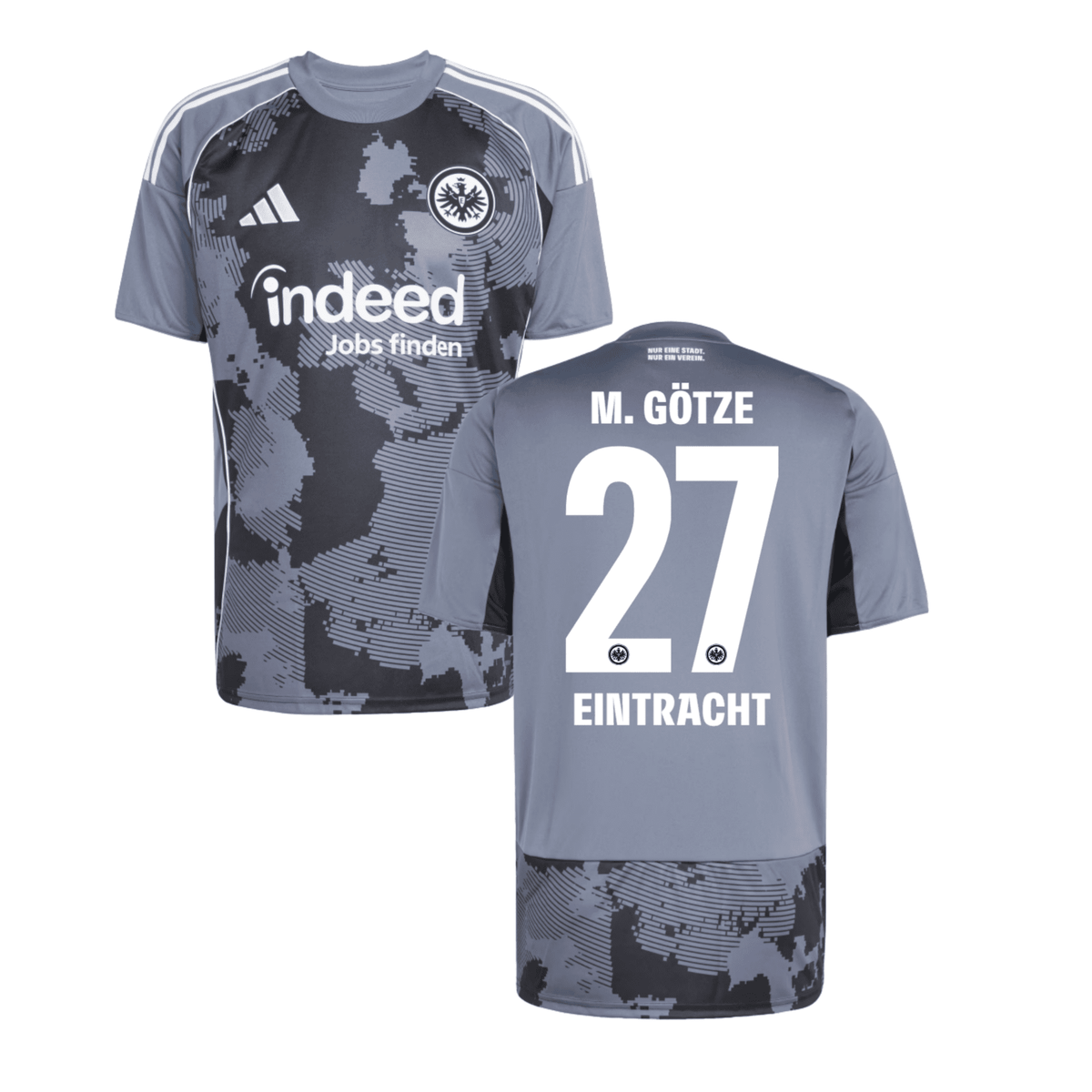SGE EINTRACHT FRANKFURT 2025/26 Tercera camiseta masculina - M. GÖTZE 27